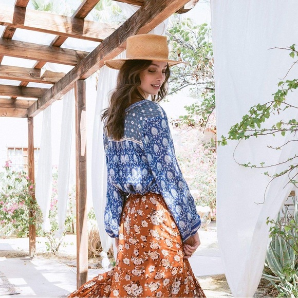 Spell Designs Oracle Blouse in Indigo - Picture 8 of 8